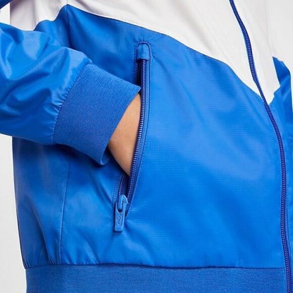 Nike Kids Windrunner Red White Blue Hooded Zip Jacket Small - Picture 10 of 11